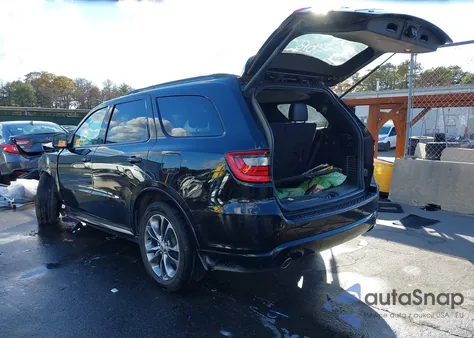 2020 Dodge Durango Gt Plus Awd из США, поврежденный, VIN 1C4RDJDG1LC252741